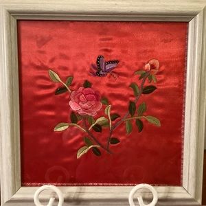 Pair Beautiful needlepoint art from China